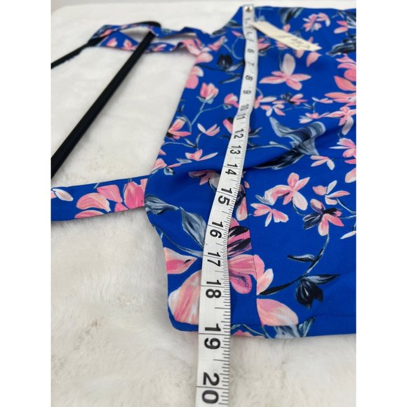 NEW Women's Eliza J Size 16 Floral Tiered Maxi Dress, - Blue MSRP $168 - Picture 7 of 12